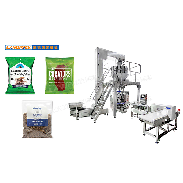 袋裝牛肉干包裝機(jī)視頻